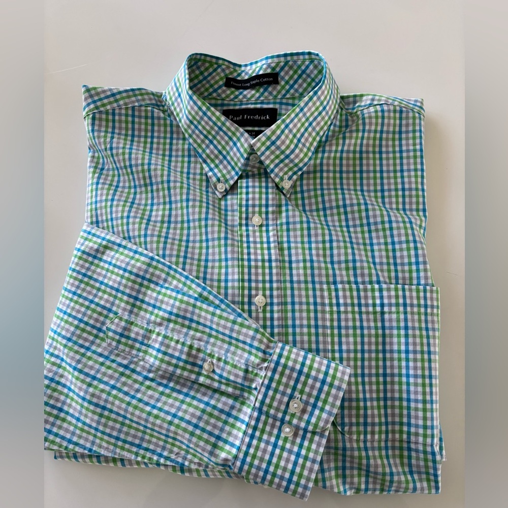 Paul Fredrick Classic Fit Button Down Shirt